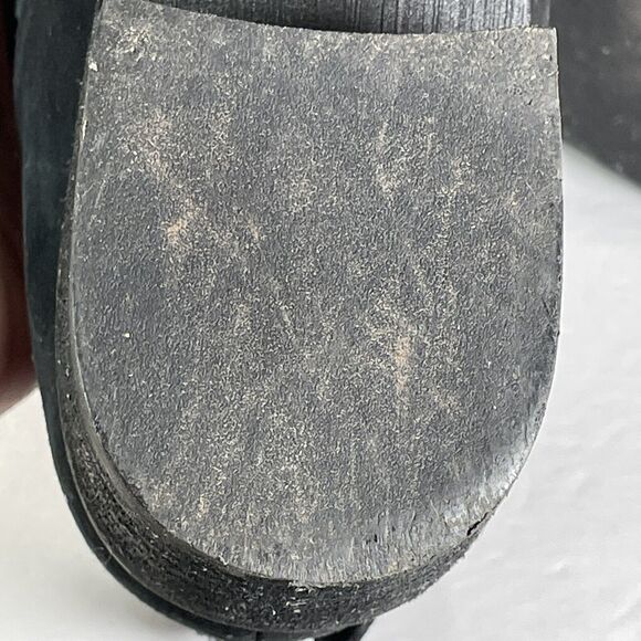 Sam Edelman Pierson Ankle Bootie Size 8.5 Black Suede Woven Cutout Studded Strap - Picture 11 of 12